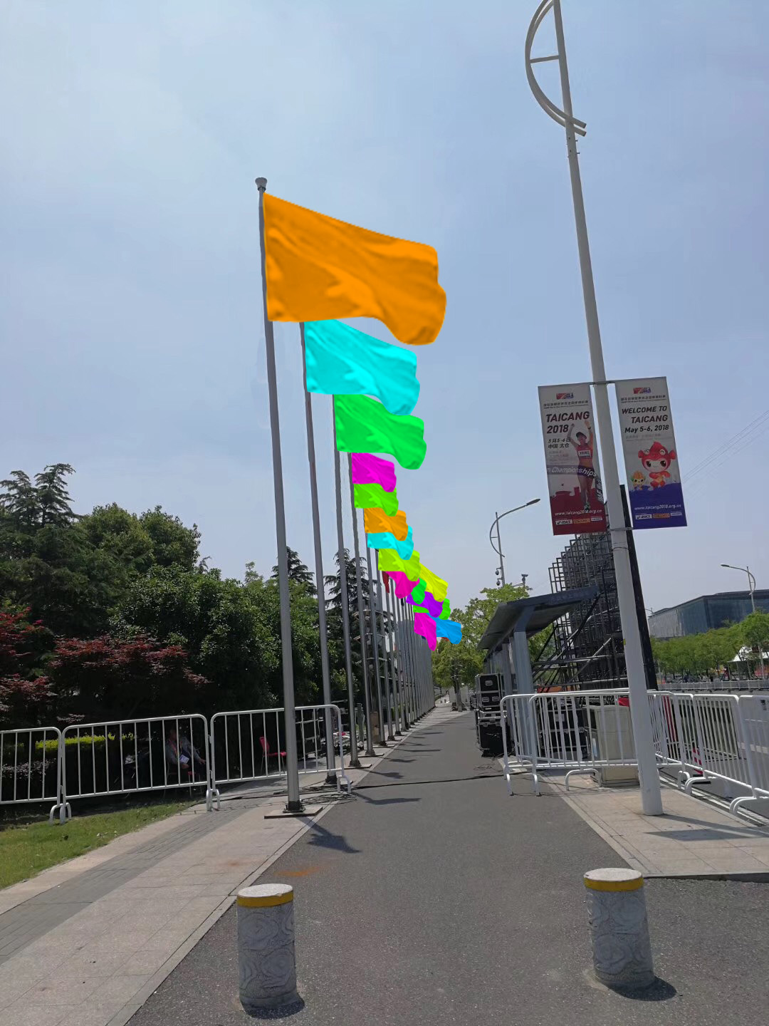 8米鋁合金錐形旗桿